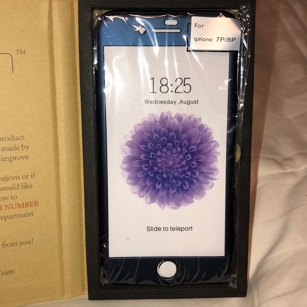 Navy blue iPhone 7+\8+ phone case